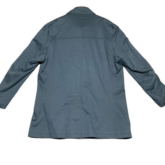 Magee 1886 Muckross Mac Raincoat Overcoat Navy Blue Mens Size 50/60R Retail $445 - Picture 2 of 11